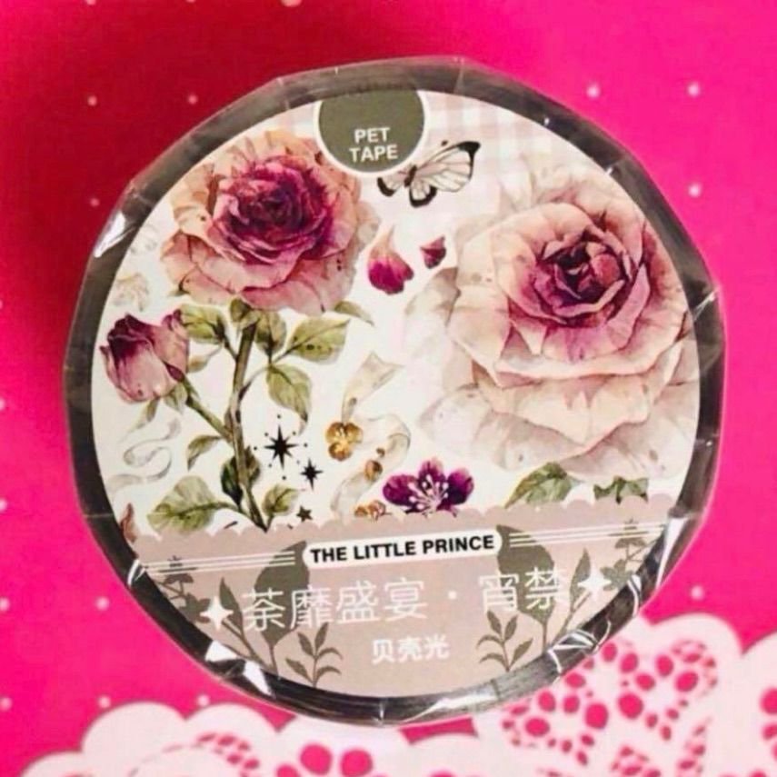 贝壳光 5.5cm×10m 荼靡盛宴·宵禁 海外マスキングテープ 海外マステ