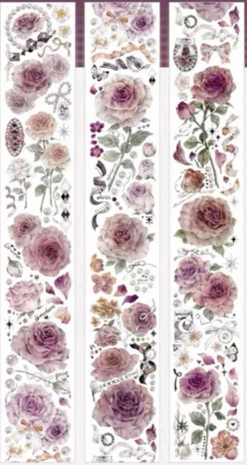 贝壳光 5.5cm×10m 荼靡盛宴·宵禁 海外マスキングテープ 海外マステ