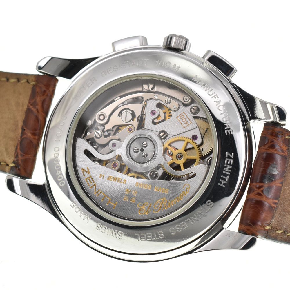 ゼニス ZENITH 90/01.0500.400 クラス エルプリメロ クロノグラフ