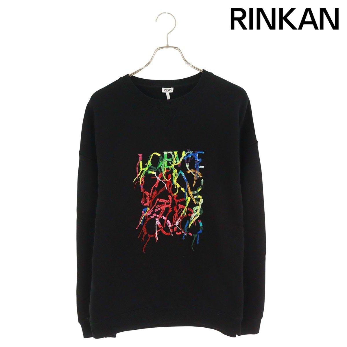 【正規品】LOEWE ロエベ フリンジ レイヤード ビッグロゴ スウェット 正規品】LOEWE ロエベ フリンジ レイヤード ビッグロゴ スウェット