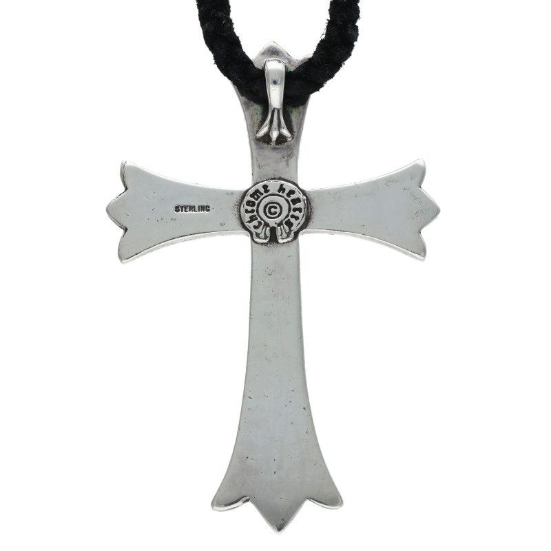 クロムハーツ CH CRS LG BC ラージCHクロス ボロチップ　ネックレス クロムハーツ CH CRS LG BC/ラージCHクロス Wボロチップ/シルバー