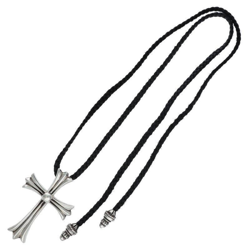 クロムハーツ CH CRS LG BC ラージCHクロス ボロチップ　ネックレス クロムハーツ CH CRS LG BC/ラージCHクロス Wボロチップ/シルバー