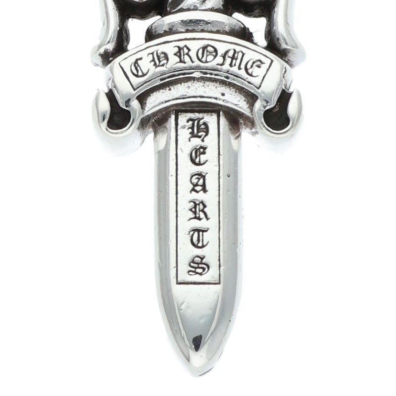 クロムハーツ DOUBLE DAGGER/ダブルダガー シルバーネックレストップ