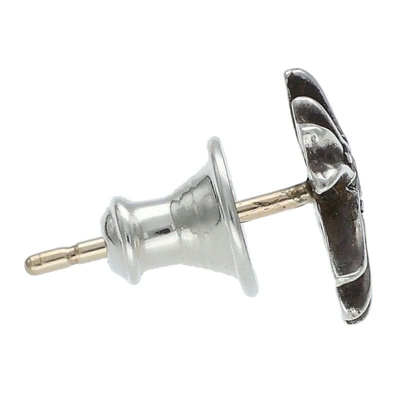 クロムハーツ STUD No2 CH PLUS クロス 片耳 ピアス シルバー 楽天市場