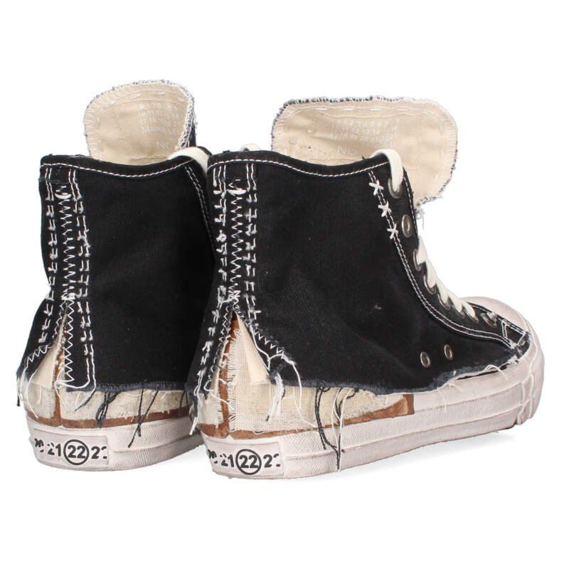 メゾンマルジェラ 25AW S97WS0082 ダメージ加工キャンバススニーカー  