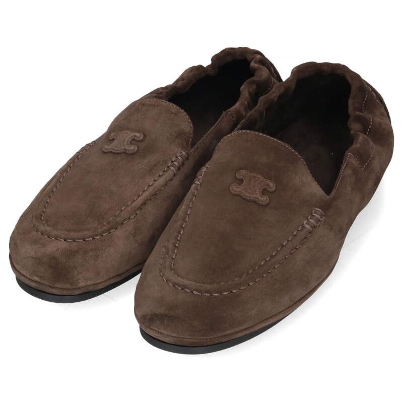 セリーヌ 25AW 364707029C トリオンフロゴアダムローファー メンズ 42  