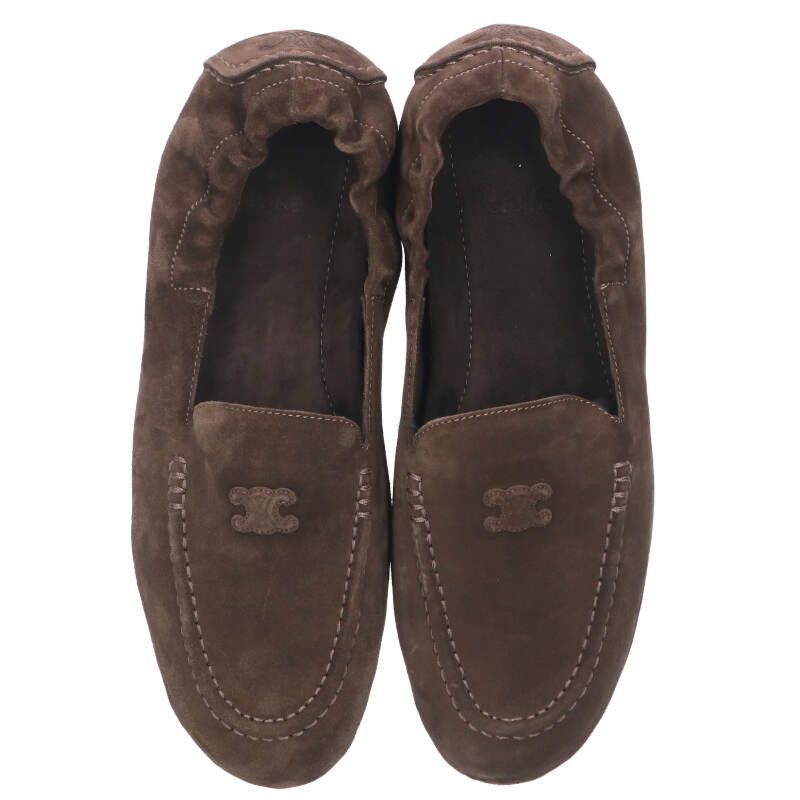 セリーヌ 25AW 364707029C トリオンフロゴアダムローファー メンズ 42  