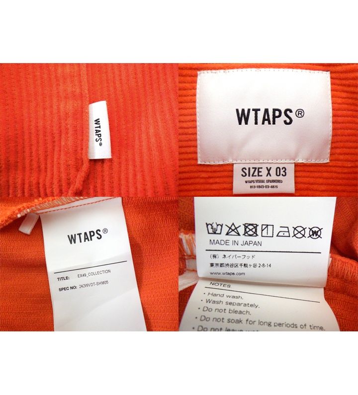 W-TAPSダブルタップス WCPO 24aw コーデュロイシャツ W)taps（コーデュロイ ・ シャツ）のフリマアイテム一覧