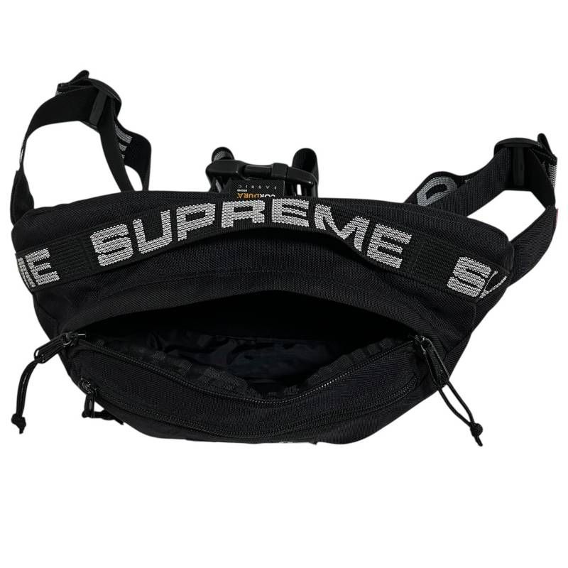 【美品】supreme シュプリーム　ウエストバッグ 18ss Supreme シュプリーム 18SS Waist Bag ウエスト バッグ ブラック系