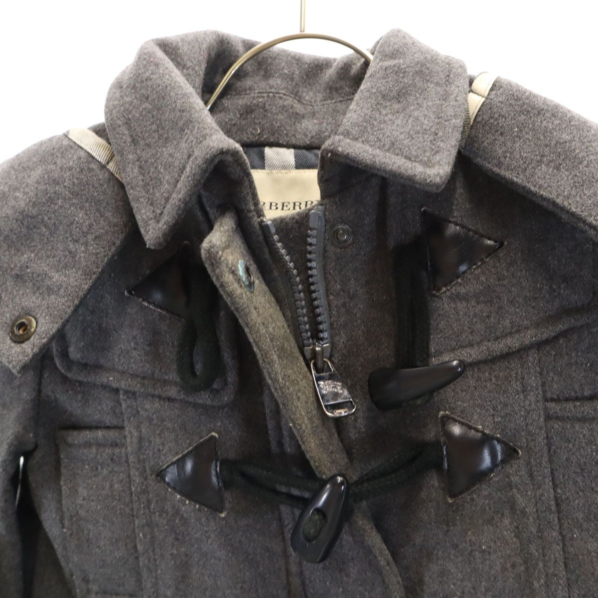 BURBERRY バーバリー ダッフルコート 18M グレー キッズ 古着 - メルカリ