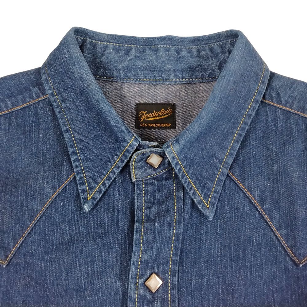 TENDERLOIN テンダーロイン Western Denim Shirt ウエスタン デニム