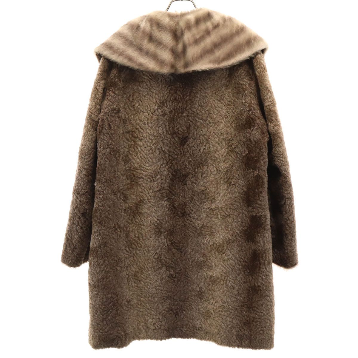 ROSE COUTURE ローズ クチュール 60s 70s ヴィンテージ フェイク ファーコート ブラウン レディース ROSE COUTURE ショップ ローズ クチュール 60s 70s ヴィンテージ