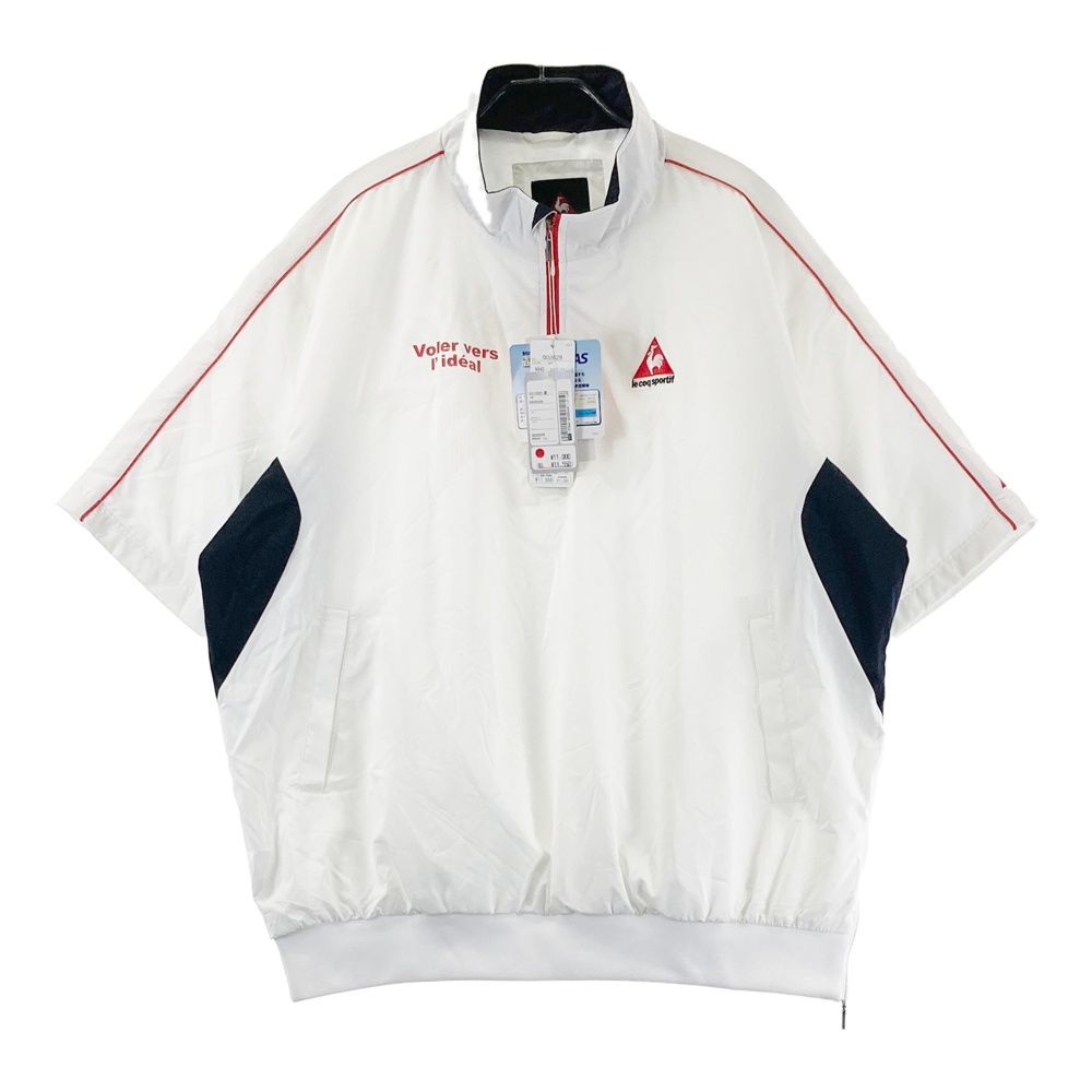 サイズ：LL LE COQ 良い GOLF ルコックゴルフ ハーフジップ 半袖 中綿