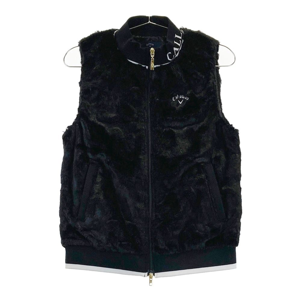 キャロウェイ レディース フード付きファーベスト（M） サイズ：M