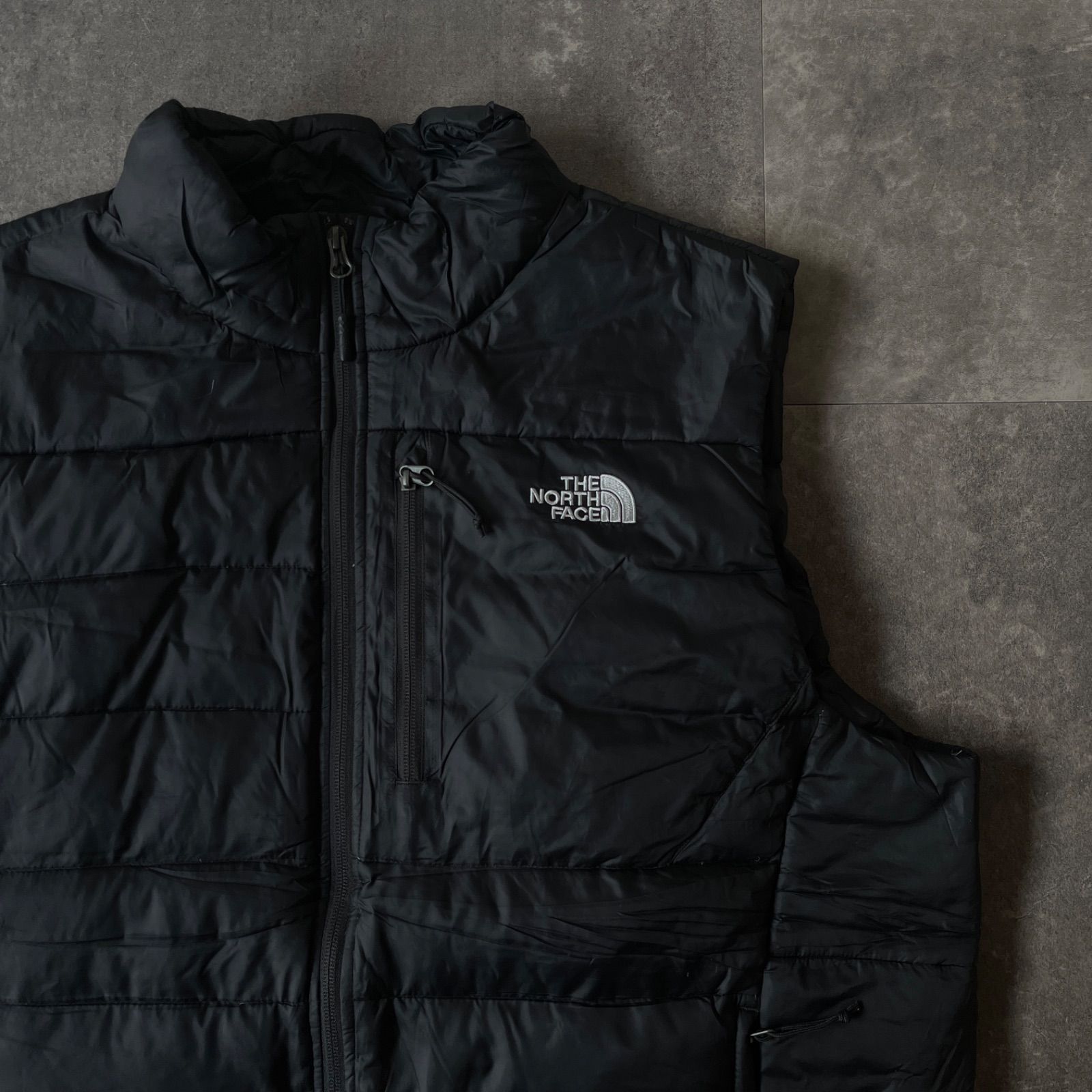 ショップ THE NORTH FACE ダウンベスト ブラック A622 刺繍タグ ノース