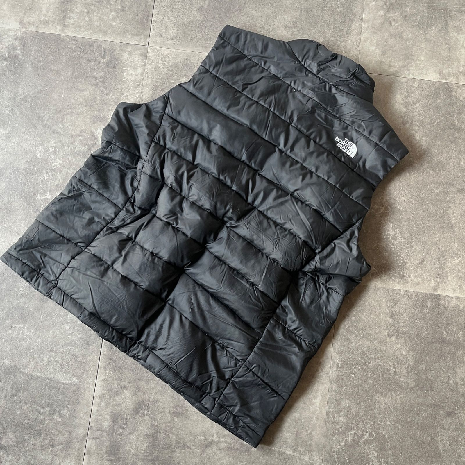 ショップ THE NORTH FACE ダウンベスト ブラック A622 刺繍タグ ノース