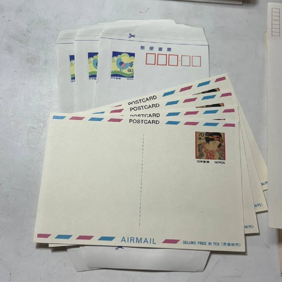 未使用　年賀はがき、かもめーる　葉書セット 未使用はがきまとめ売り☆ 年賀はがき かもめーる