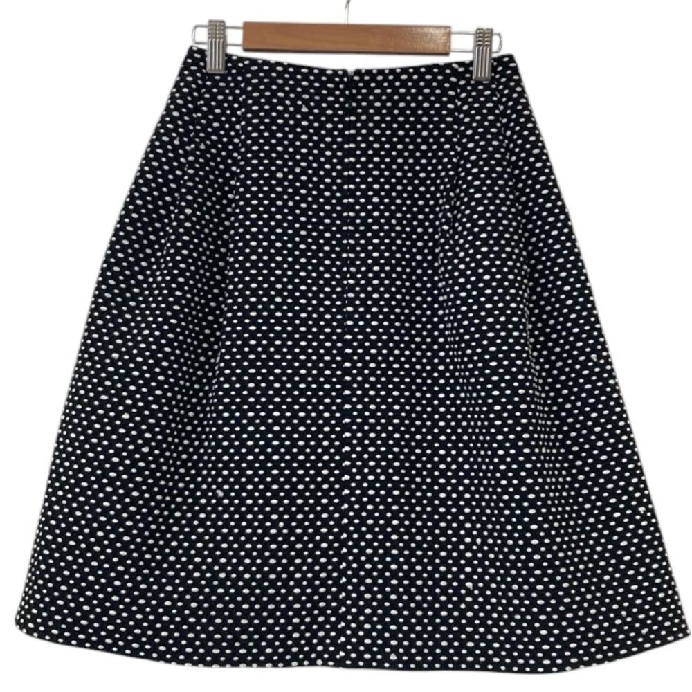 良品 René ルネ TISSUE社製 ドット刺繍 スカート サイズ34 ブラック