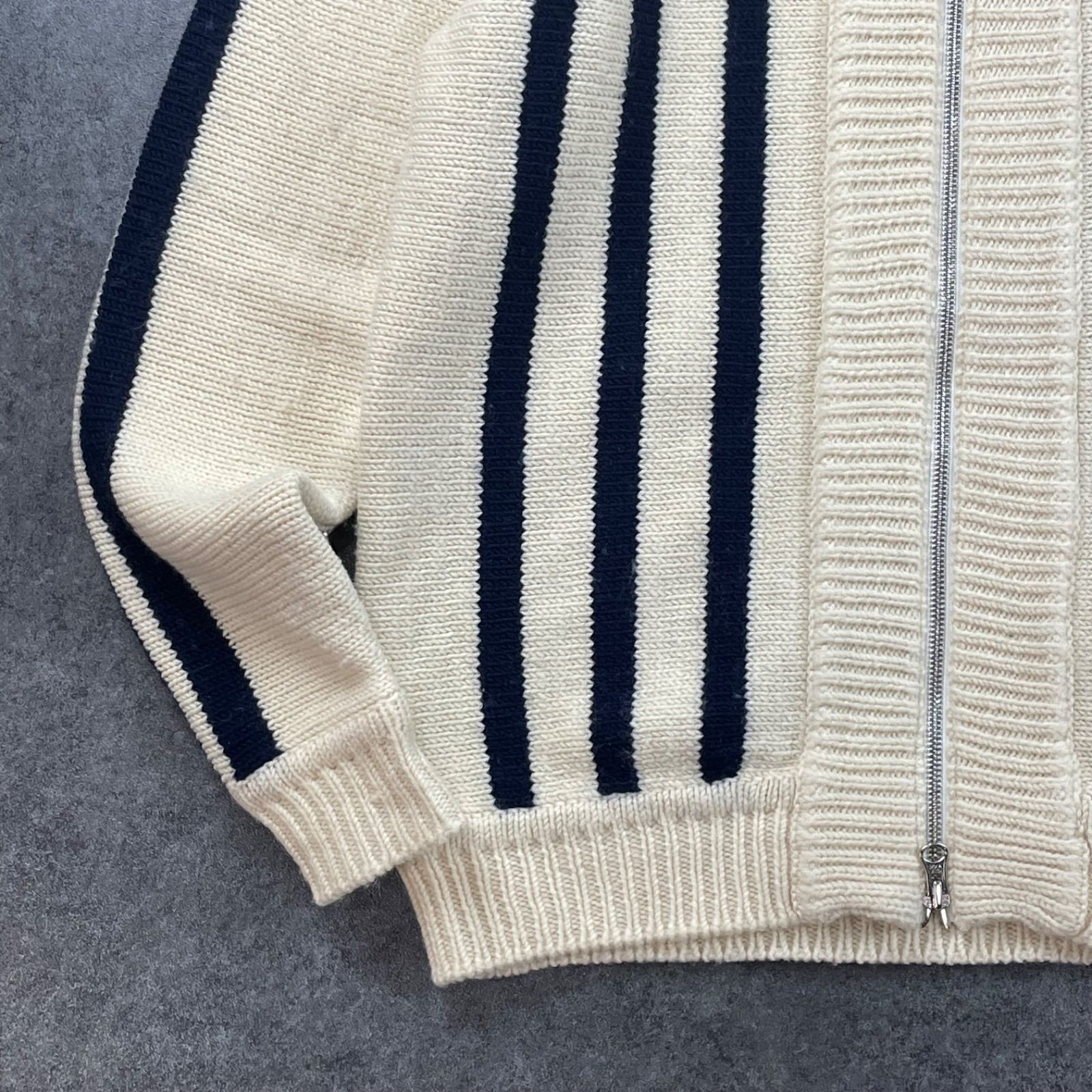 【新品タグ付】パーリーゲイツ メンズ　Ｌ　ニットアウター　フルジップ　サイズ5 PEARLY GATES 【新品】パーリーゲイツ ニットジャケット オレンジ