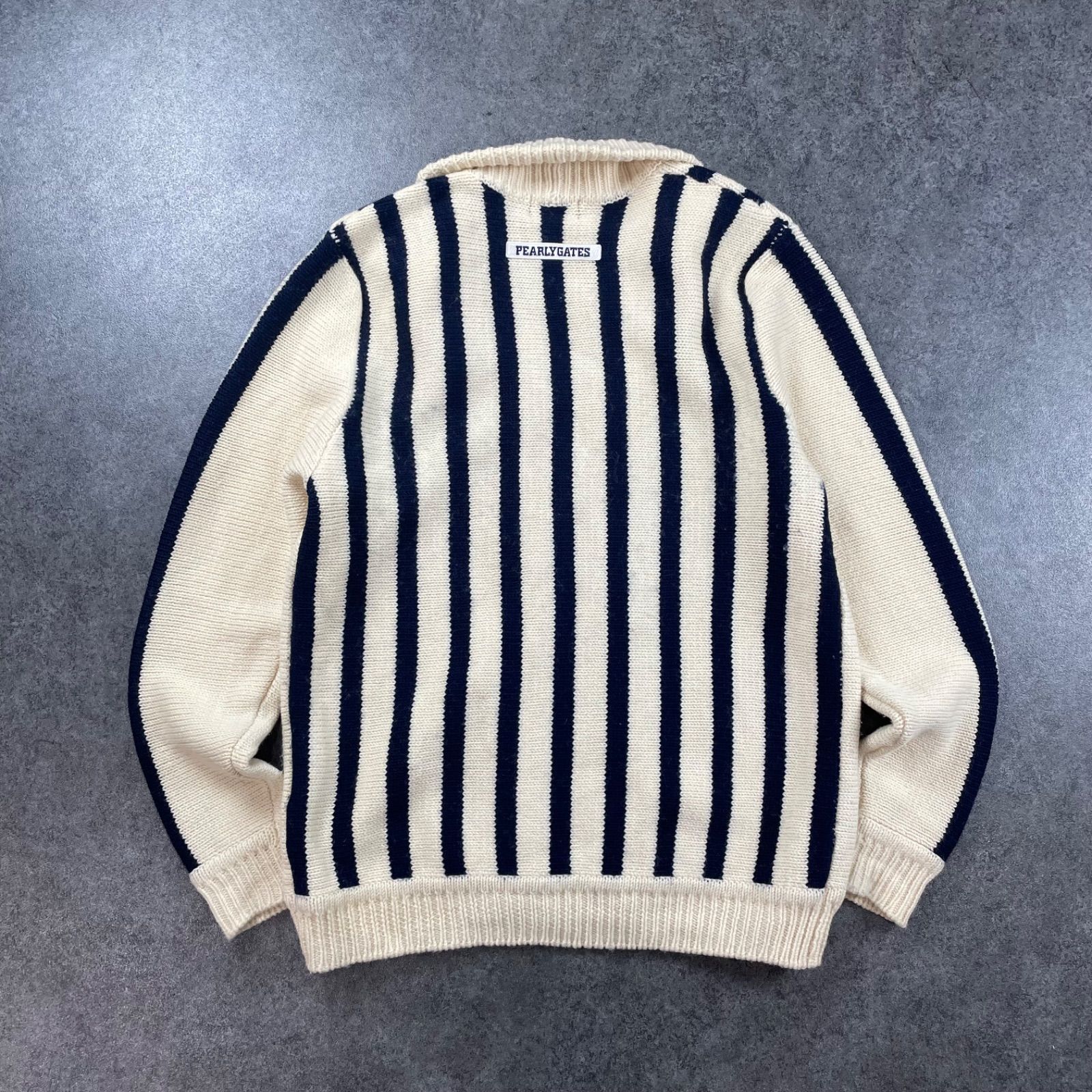 PEARLY GATES Wool Sweater Full-Zip パーリーゲイツ フルジップ