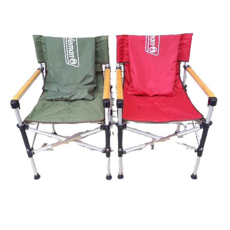 コールマン ツーウェイキャプテンチェア 2脚セット レッド グリーン