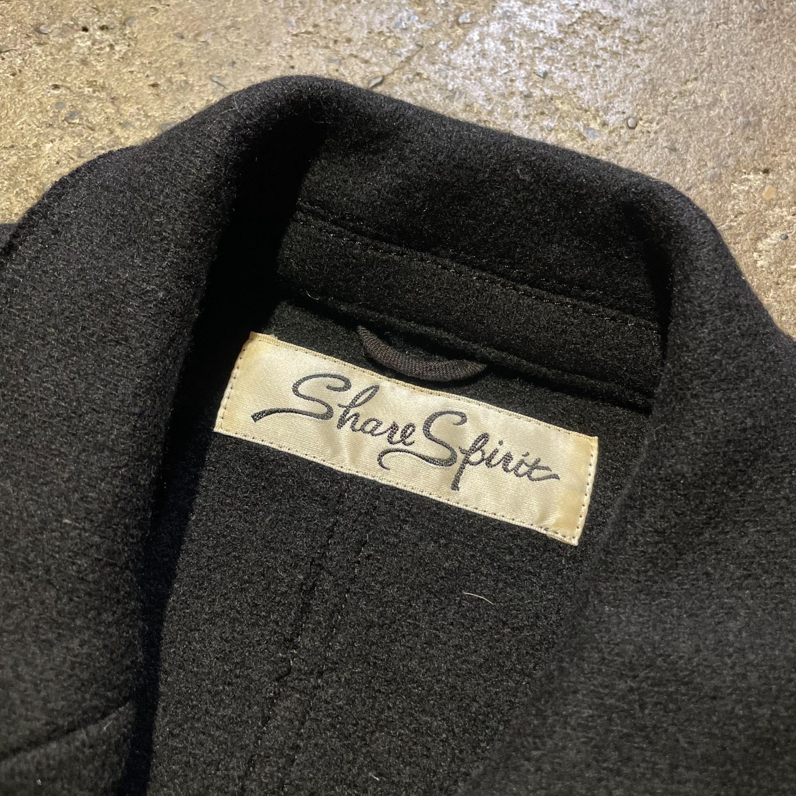 SHARE SPIRIT カットオフ ウール トレンチコート シェアースピリット