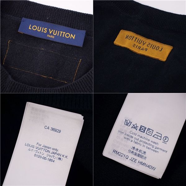 美品 ルイヴィトン LOUIS VUITTON ニット 2022 インサイドアウ - メルカリ
