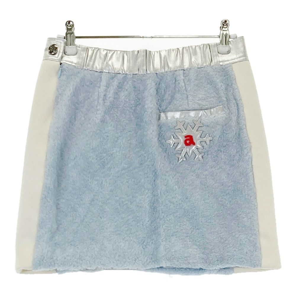 サイズ：36 ARCHIVIO アルチビオ 蓄熱 ボアスカート ブルー系