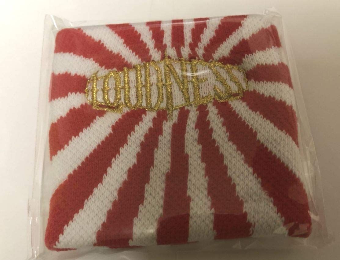 LOUDNESS（ラウドネス）公式グッズ RISING SUN リストバンド【RED/WHT