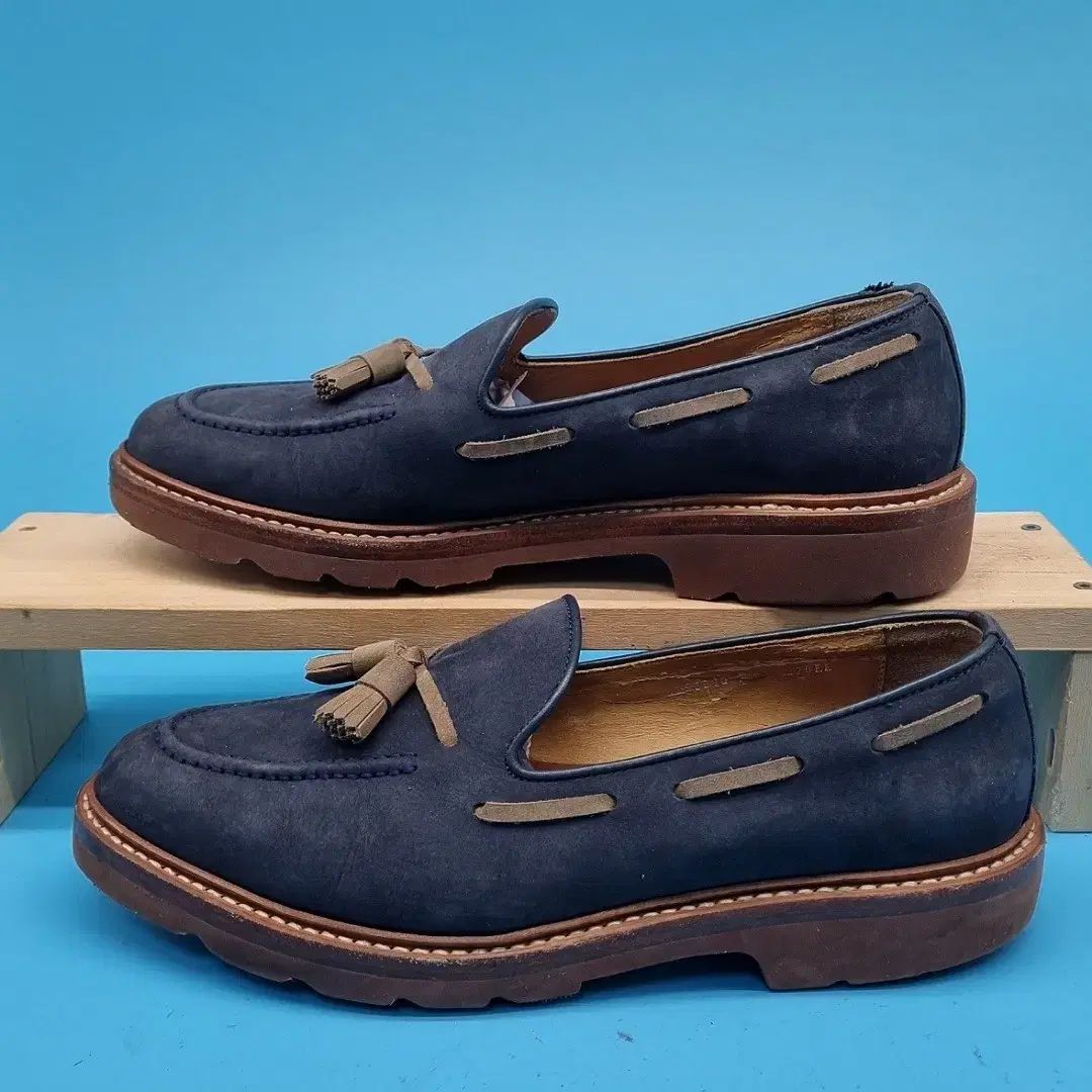 クムガンリーガル メンズ タッセル ローファー 275