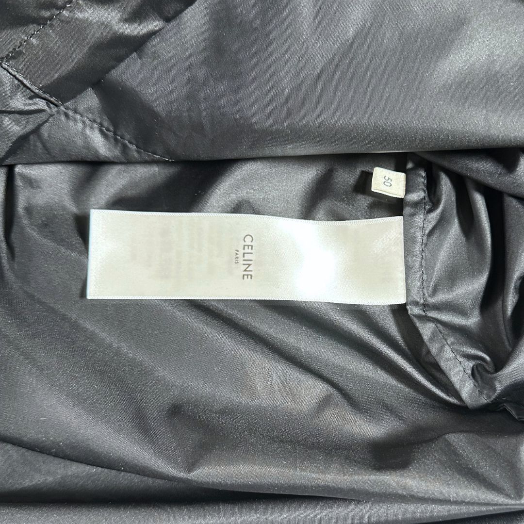 【極美品】セリーヌ　ナイロンジャケット　ハーフジップ　ノラックパーカー 美品】Celine ロゴ ナイロン ハーフジップ パーカー アノラック - メルカリ