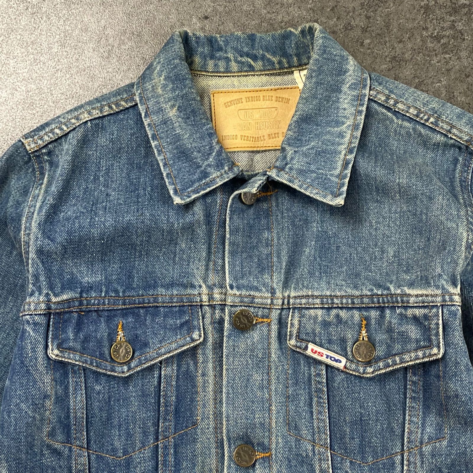 Vintage Van Heusen Denim Tracker Jacket USTOP ヴァンヒューゼン 