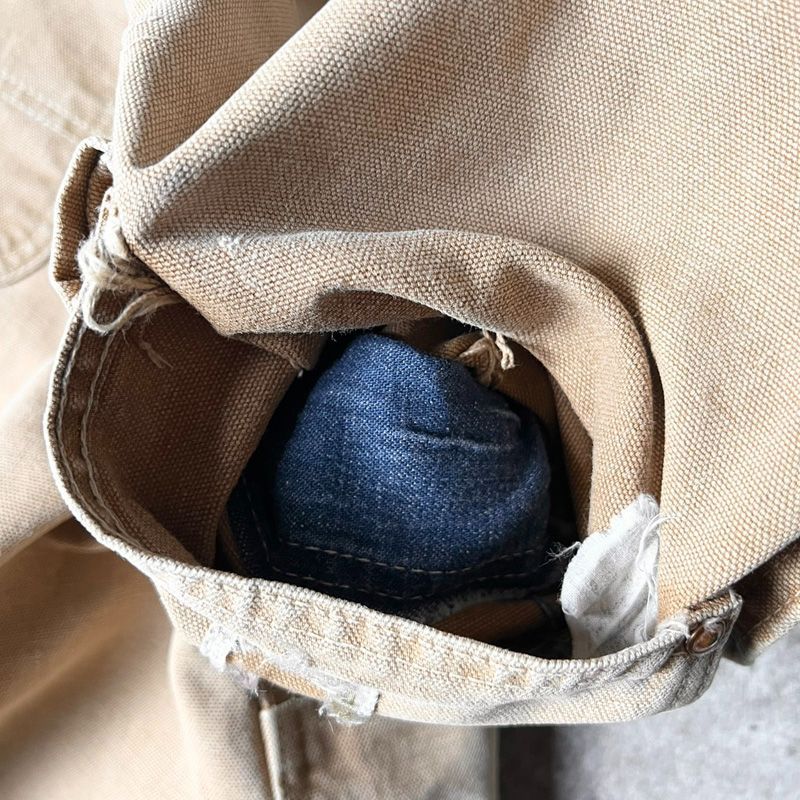 USA製 カーハート オーバーオール ビンテージ ダック ダブルニー　ペインター 60s USA製 Carhartt デカC ボタン ダブルニー ダック オーバーオール