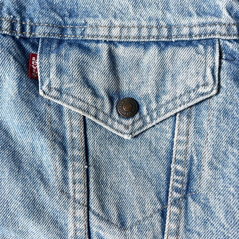 70s USA製 Levis 70605 デニム ボア ジャケット 38 / 70年代 アメリカ