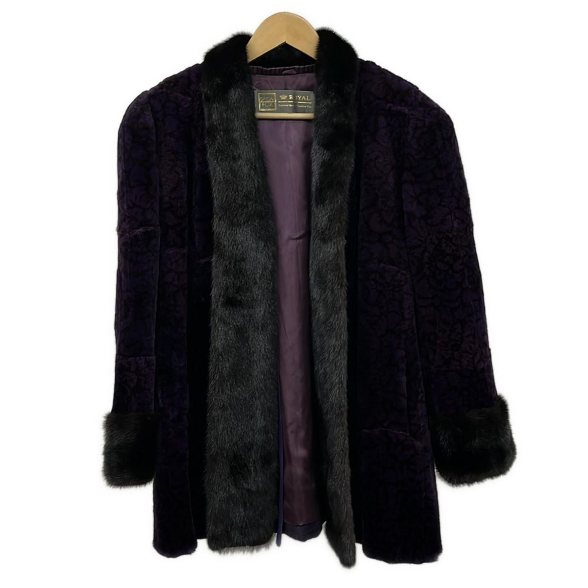 SAGA FOX(サガフォックス) コート サイズF レディース - パープル