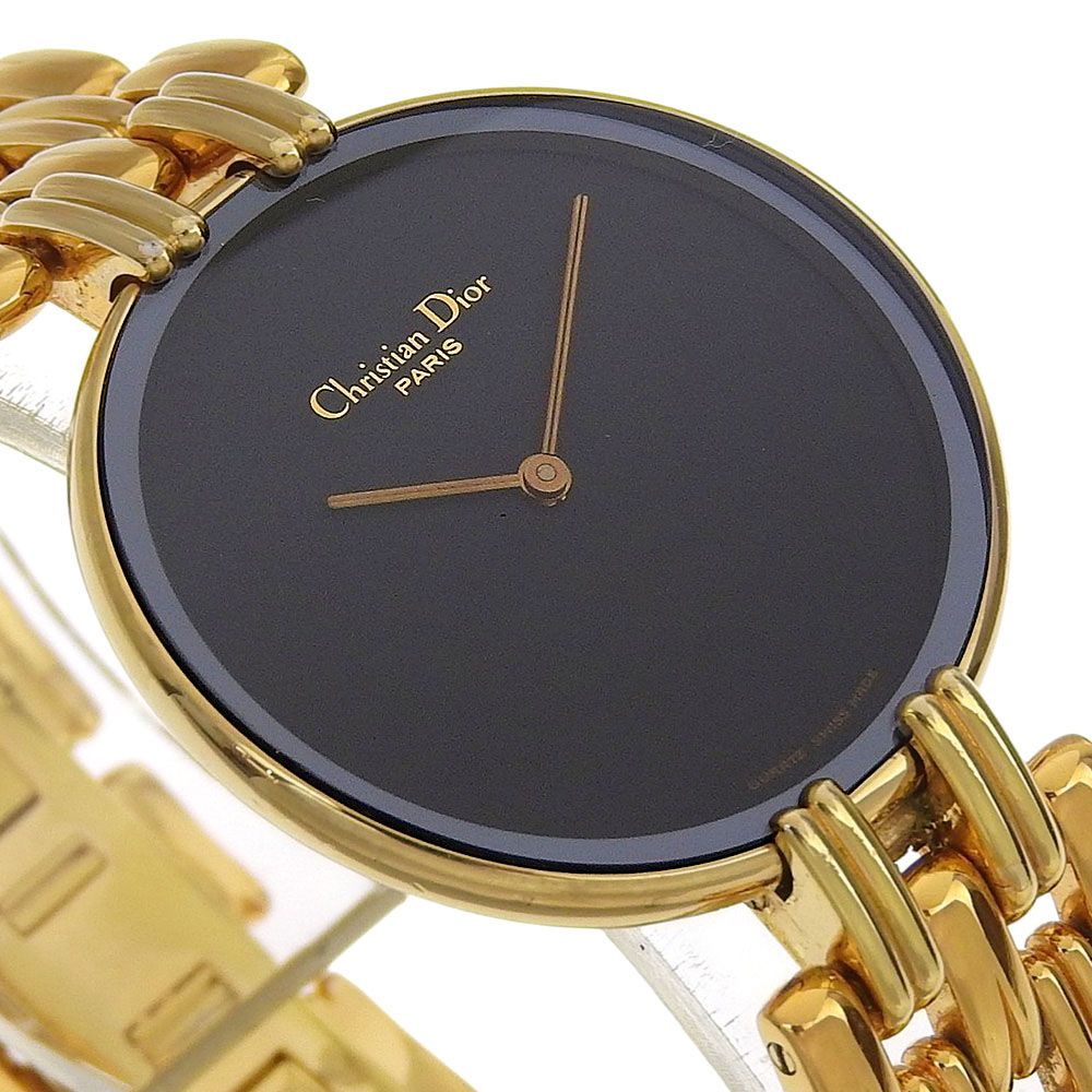 Dior】クリスチャンディオール バキラ D47-154-4 金メッキ×ステンレス