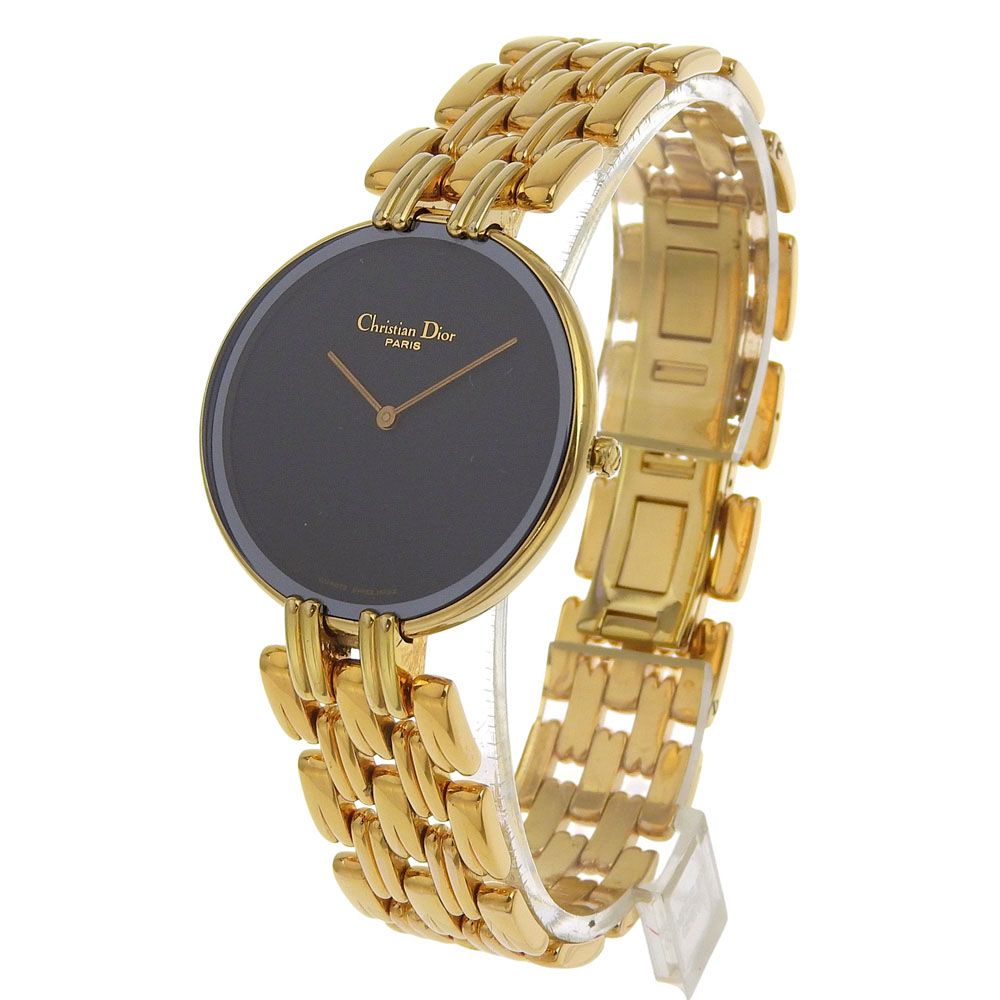 Dior】クリスチャンディオール バキラ D47-154-4 金メッキ×ステンレス