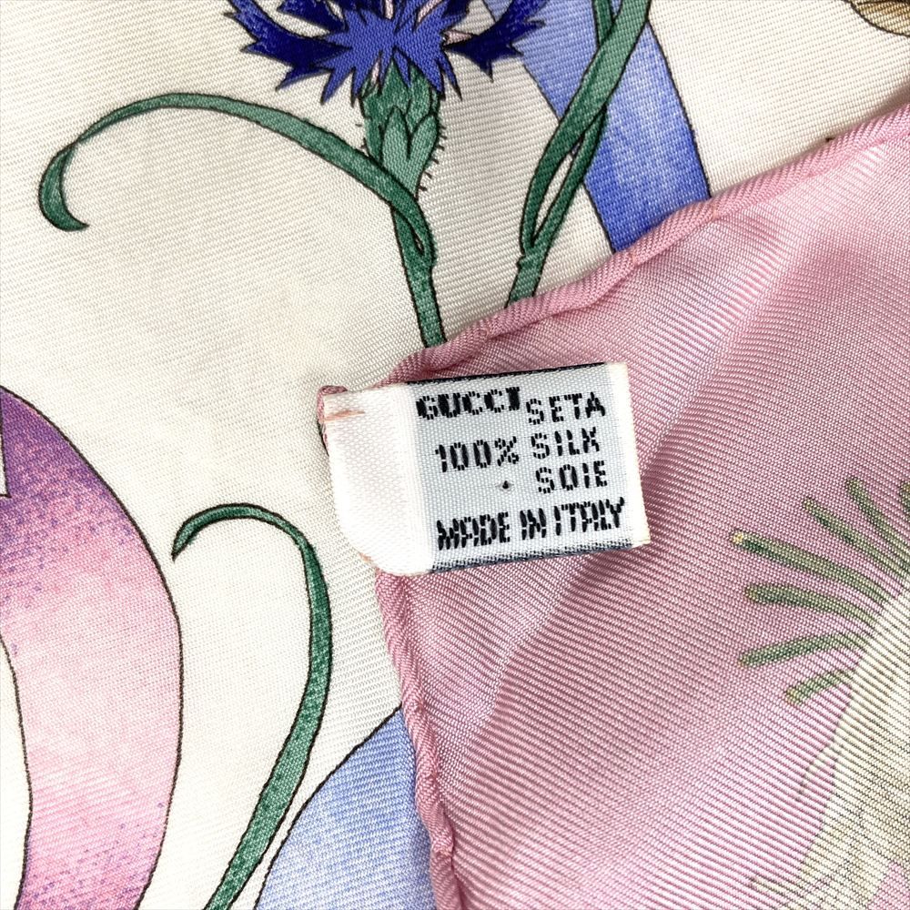 美品/GUCCI オールドグッチ v.accornero スカーフ シルク100 vectorpremium_165-502504230055