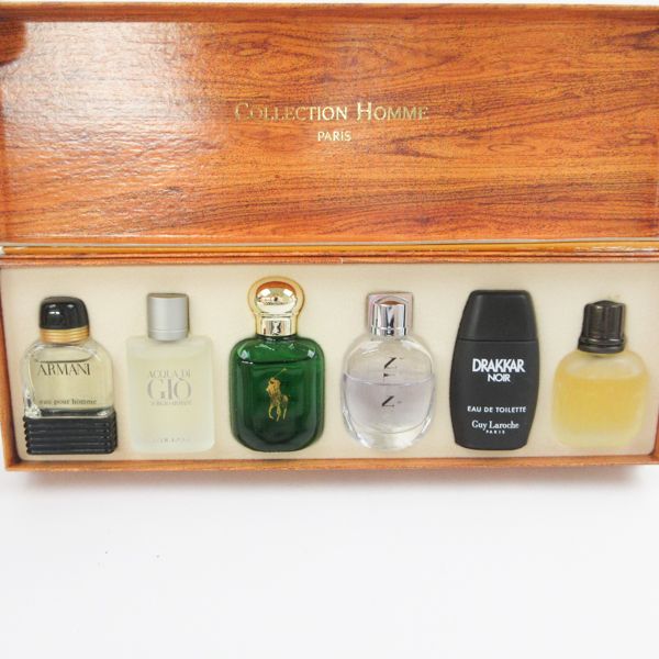 COLLECTION HOMME コレクション オム ミニチュア メンズ 香水 6点