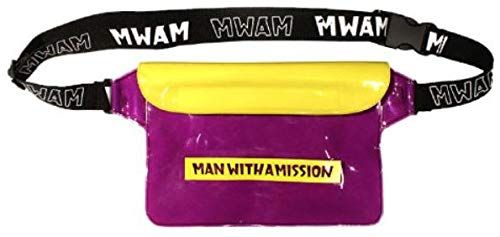 MAN WITH A MISSION 青・紫　キャンディフリップ防水ポーチ MAN WITH A MISSION 青・紫 キャンディフリップ防水ポーチ Amazon.co