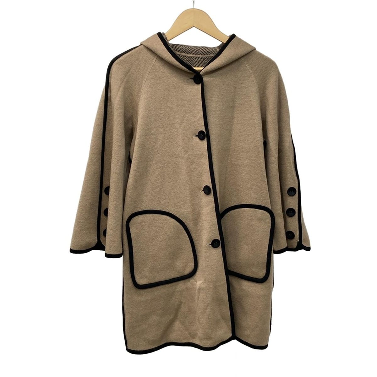 ランバンオンブルー　スプリングコート　38 LANVIN en Bleu(ランバンオンブルー) コート サイズ38 M レディース