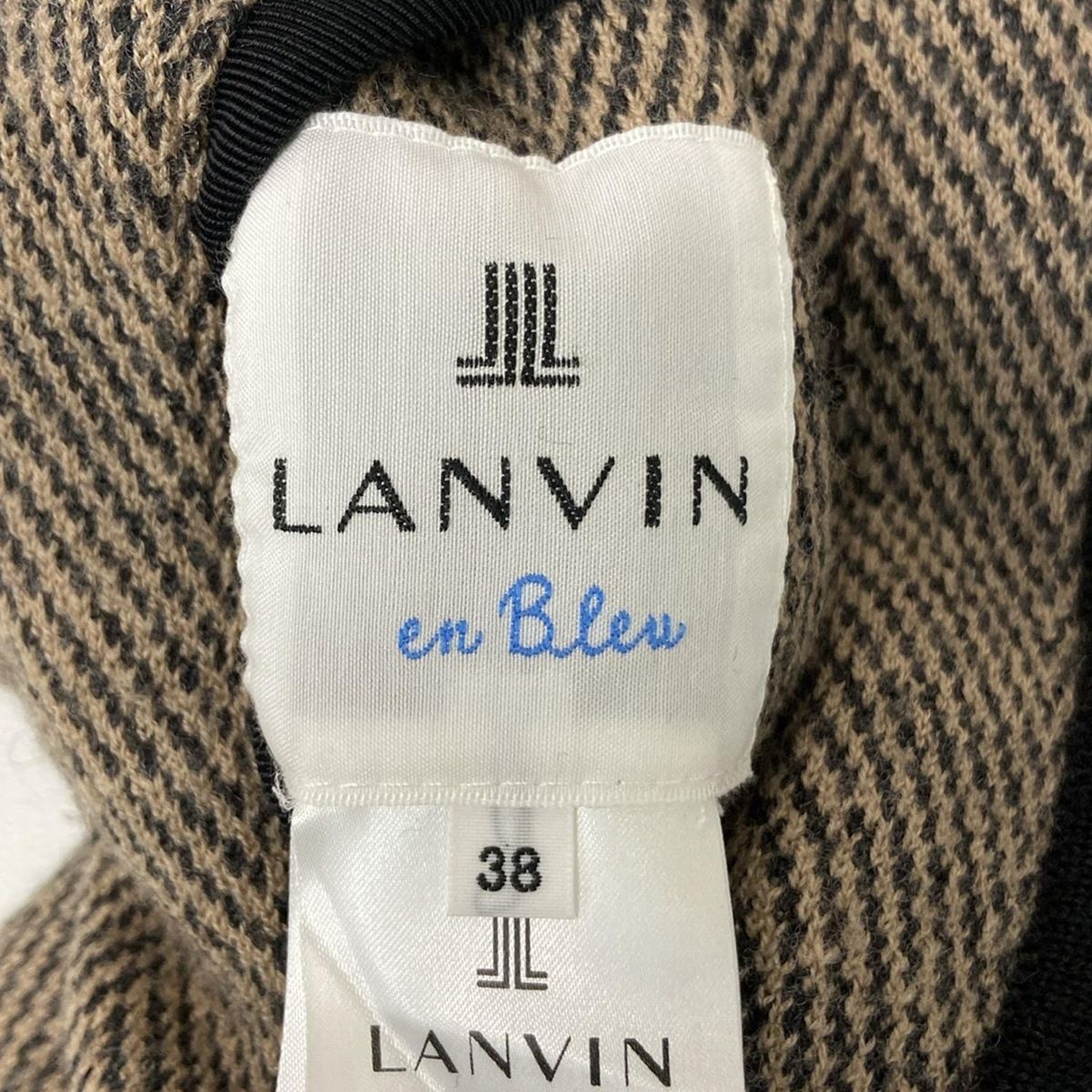 トリプルクロスコクーンスリーブコート|LANVIN en Bleu | LANVIN en 