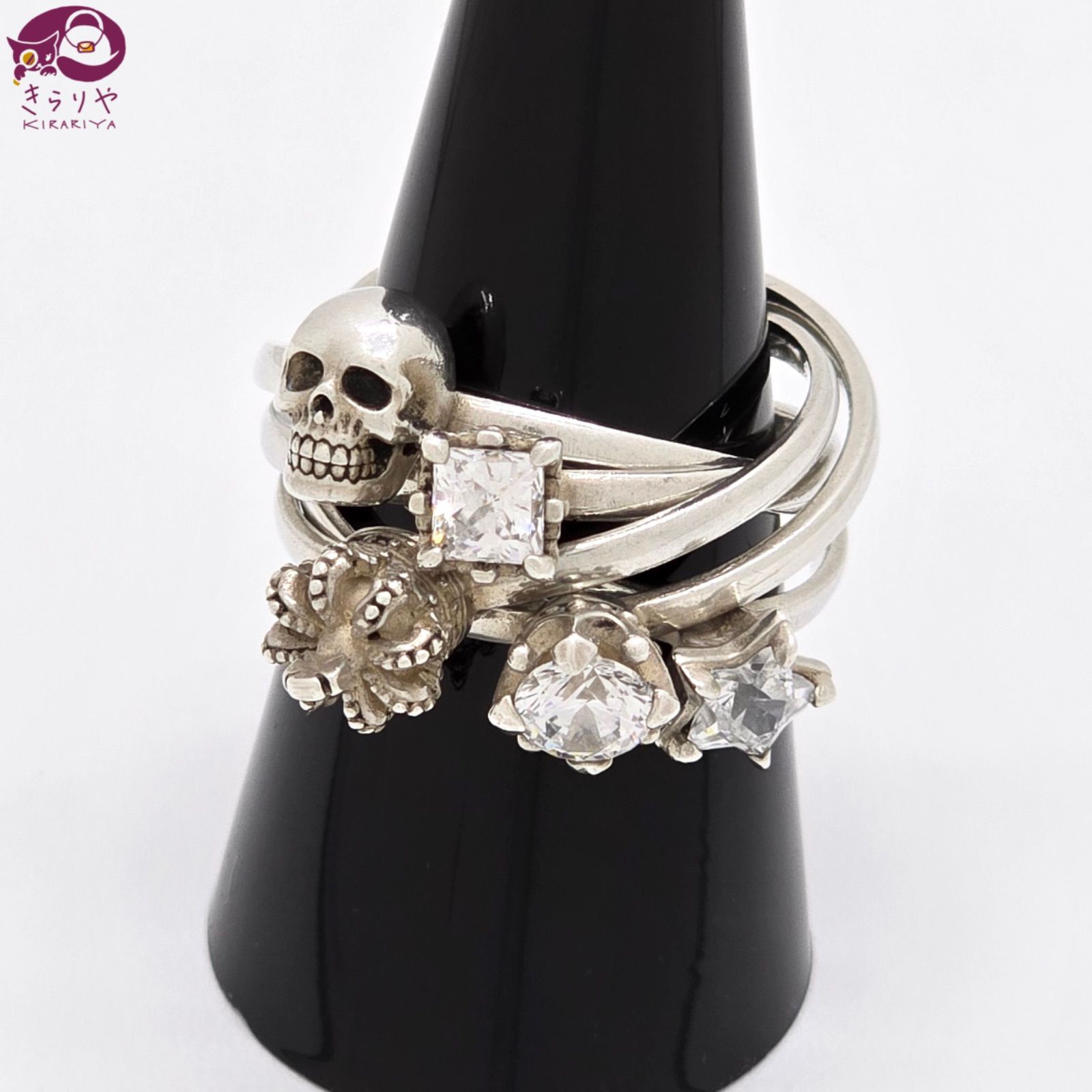 JUSTIN DAVIS ジャスティン デイビス ティンクルベリー 5連 リング 約