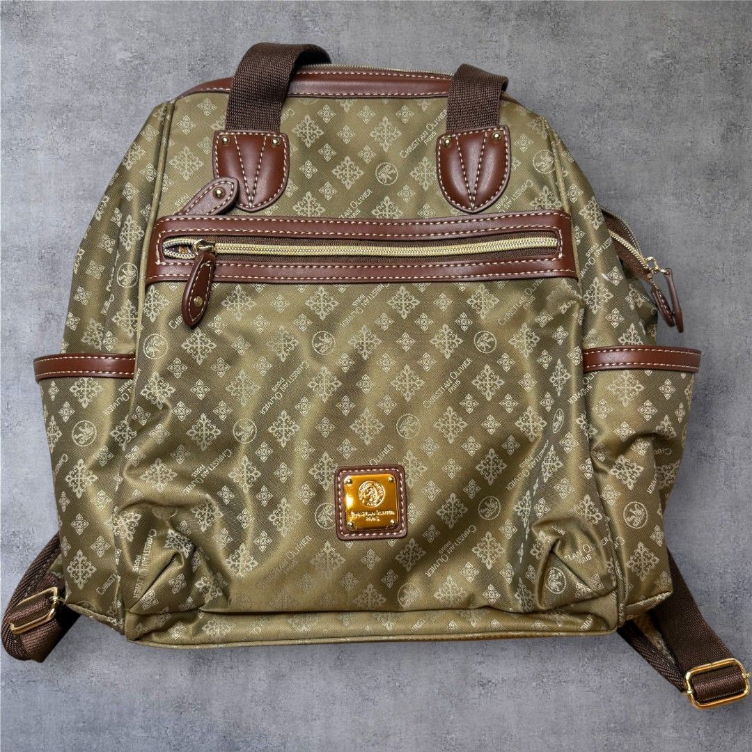 良品】クリスチャンオリビエ CHRISTIAN OLIVIER リュック 2WAY バッグ 