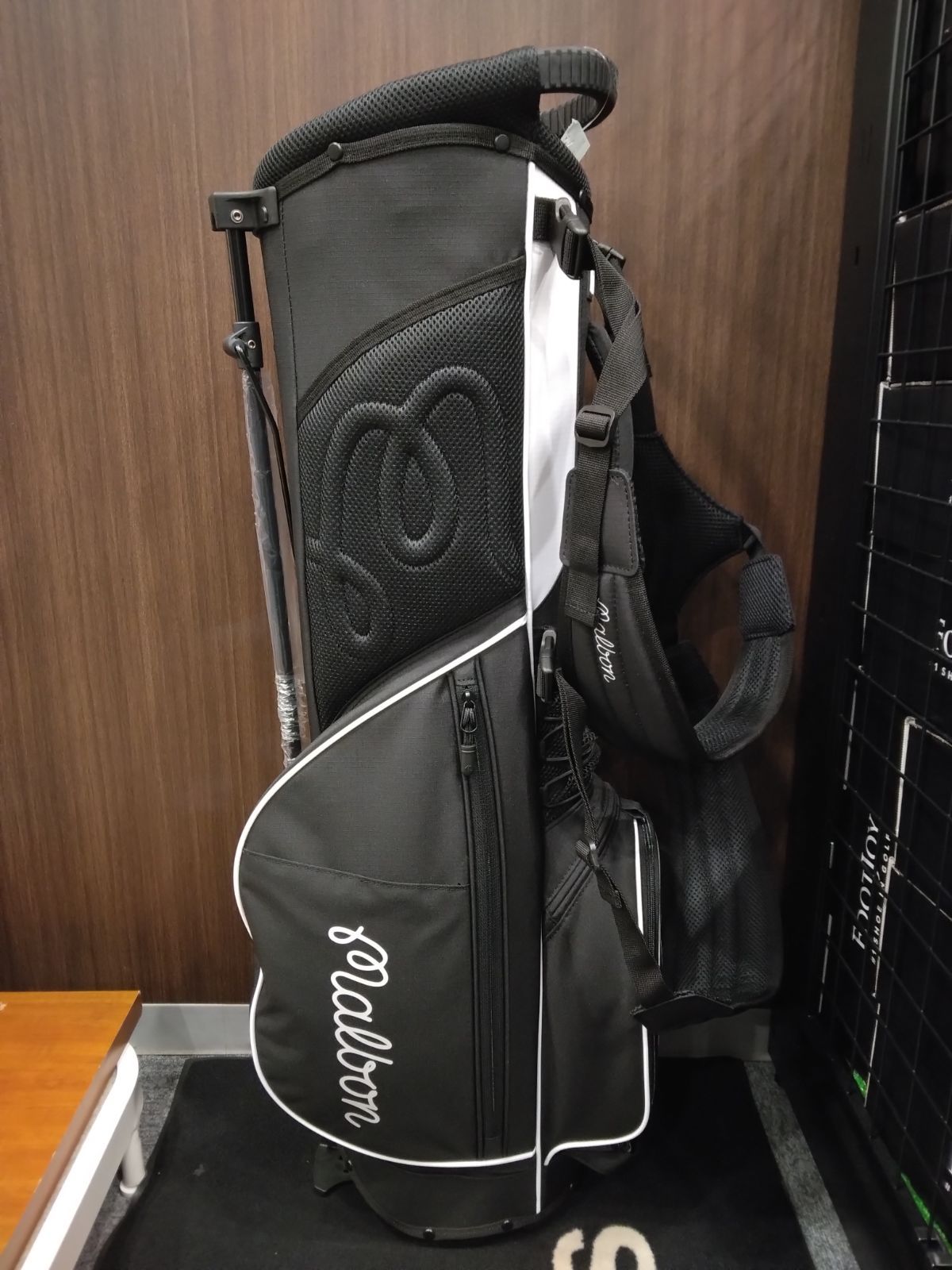 Cb【新品未使用】マルボンゴルフ キャディバッグ MALBON WALKING BAG