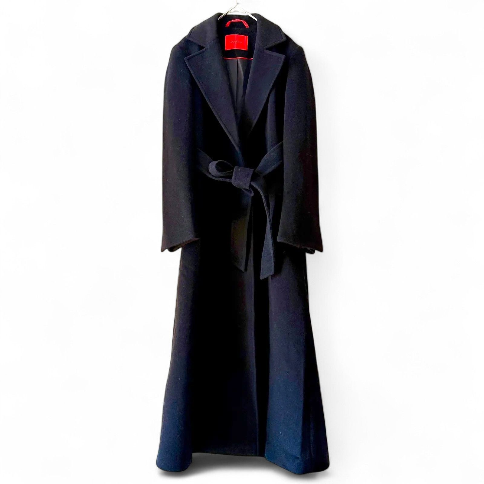 極美品 ROPE アンゴラ ウール マキシ丈 ロングコート バルマカーン