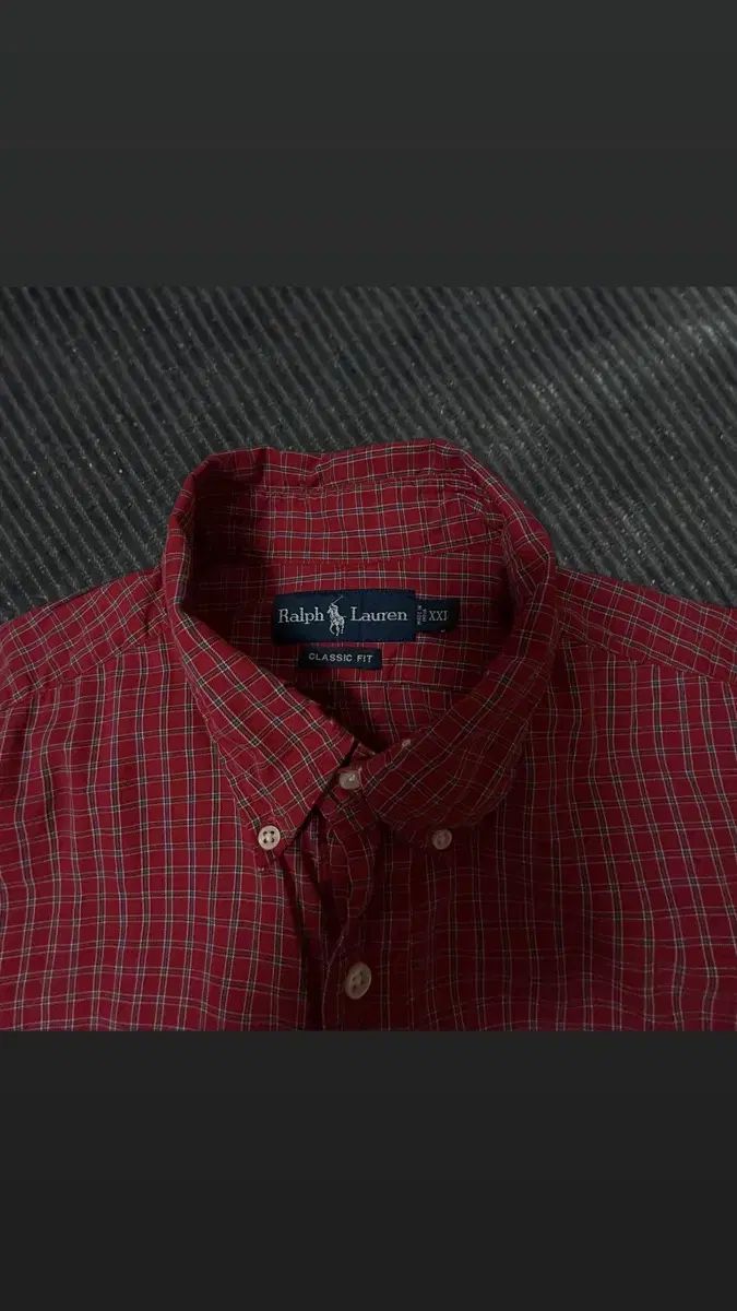 ラルフローレン レッド CHECK シャツ XXL