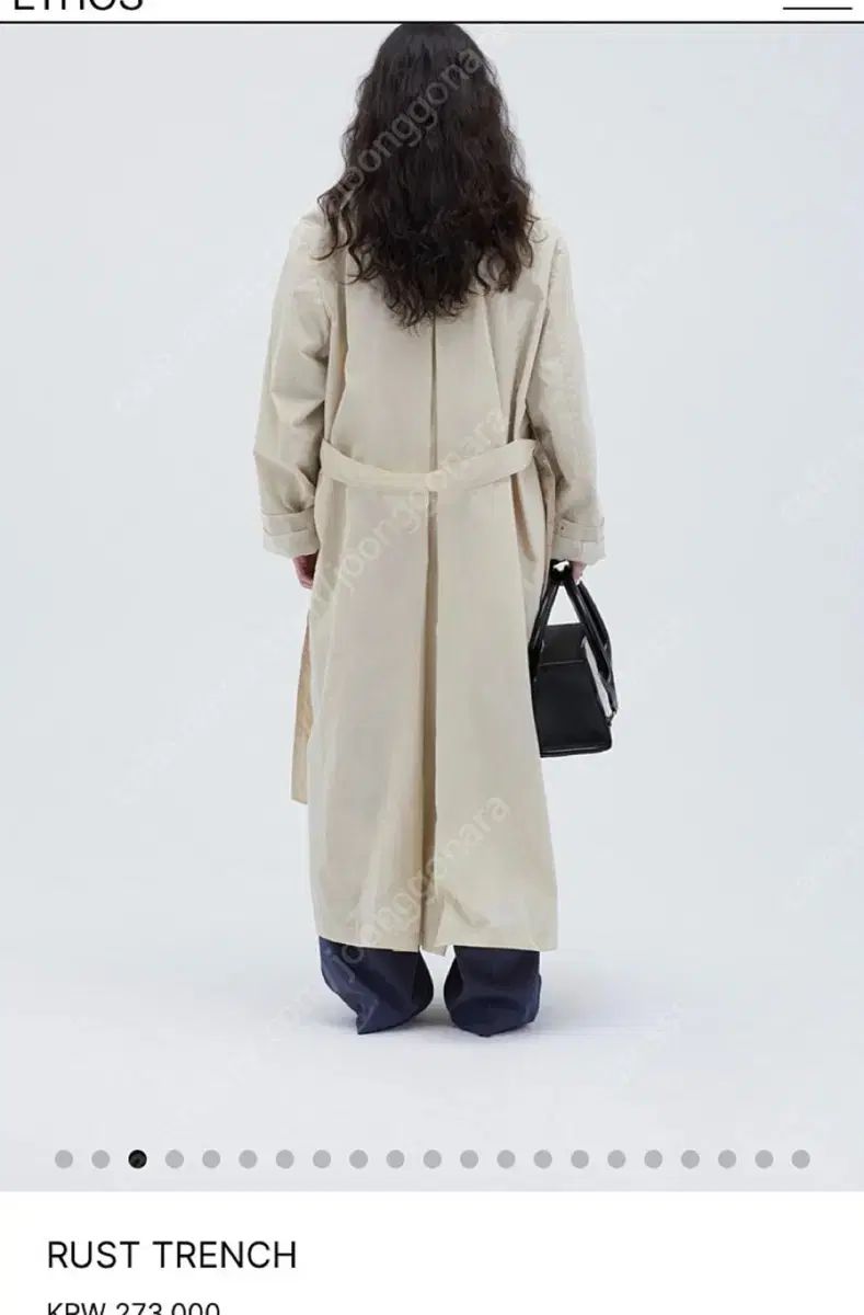 エートス ラスト トレンチコート Butter ETHOS RUST TRENCH COAT