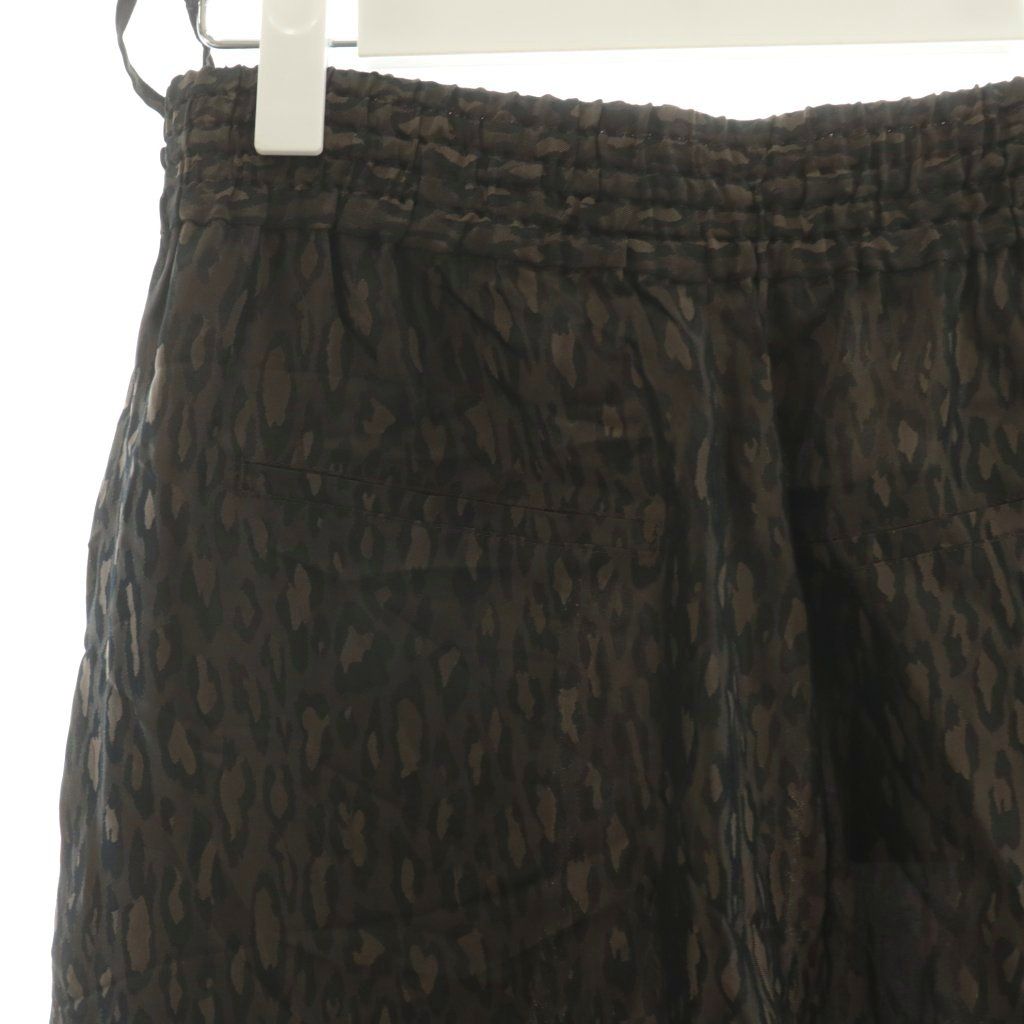 ティッカ TICCA レオパードジャガードパンツ イージーパンツ ヒョウ柄