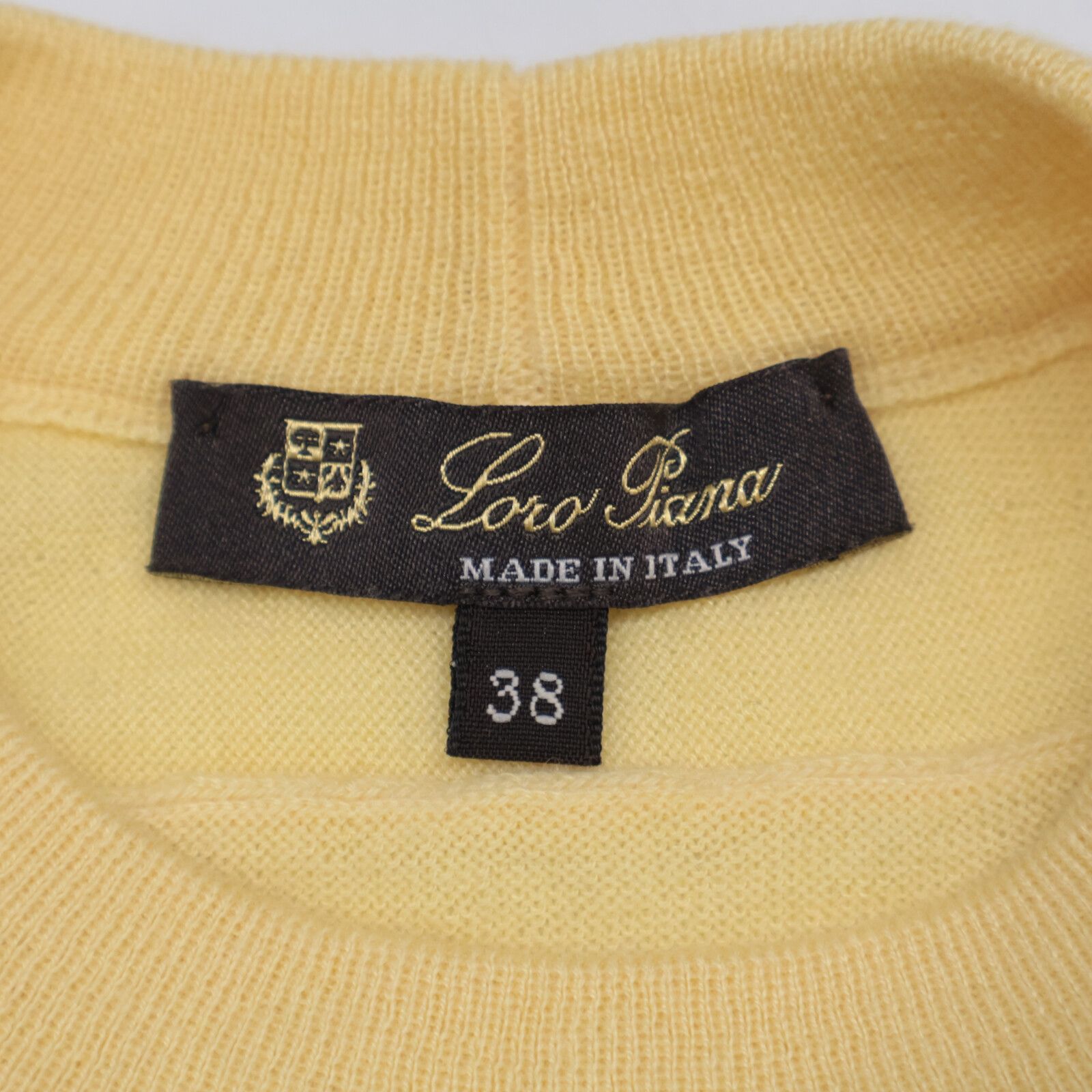 Loro Piana ロロピアーナ 【美品】MAC3539 カシミヤ100％ クルーネック